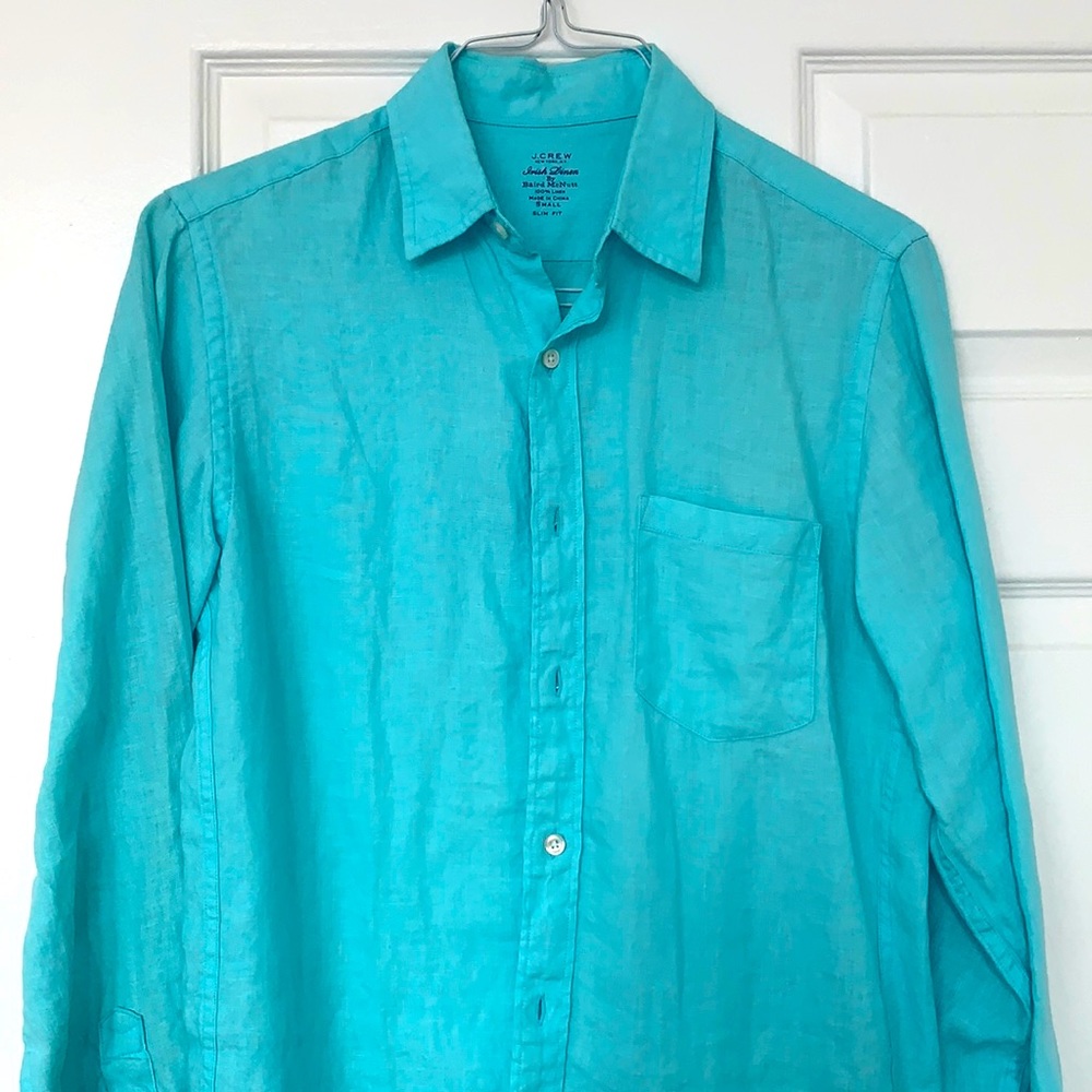 J Crew Baird McNutt Irish Linen Small Shirt
